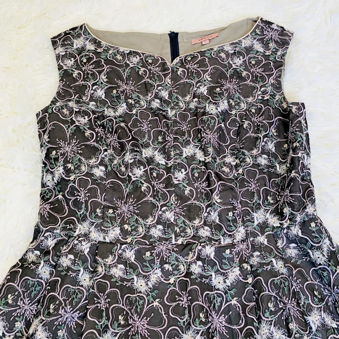 TOCCA 花柄刺繍 ノースリーブワンピース 120 TOCCA 花柄刺繍 ノースリーブワンピース 6 - メルカリ