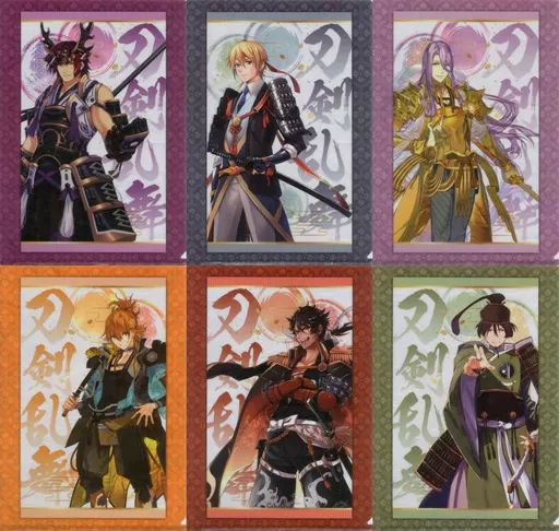 刀剣乱舞全6種クリアファイルファミリーマート 刀剣乱舞全6種クリアファイルファミリーマート 刀剣乱舞-ONLINE- 6周年