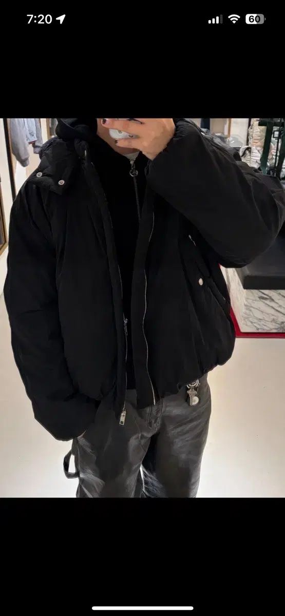 50 ウーヨンミ 25 FW パデッド フード アウター