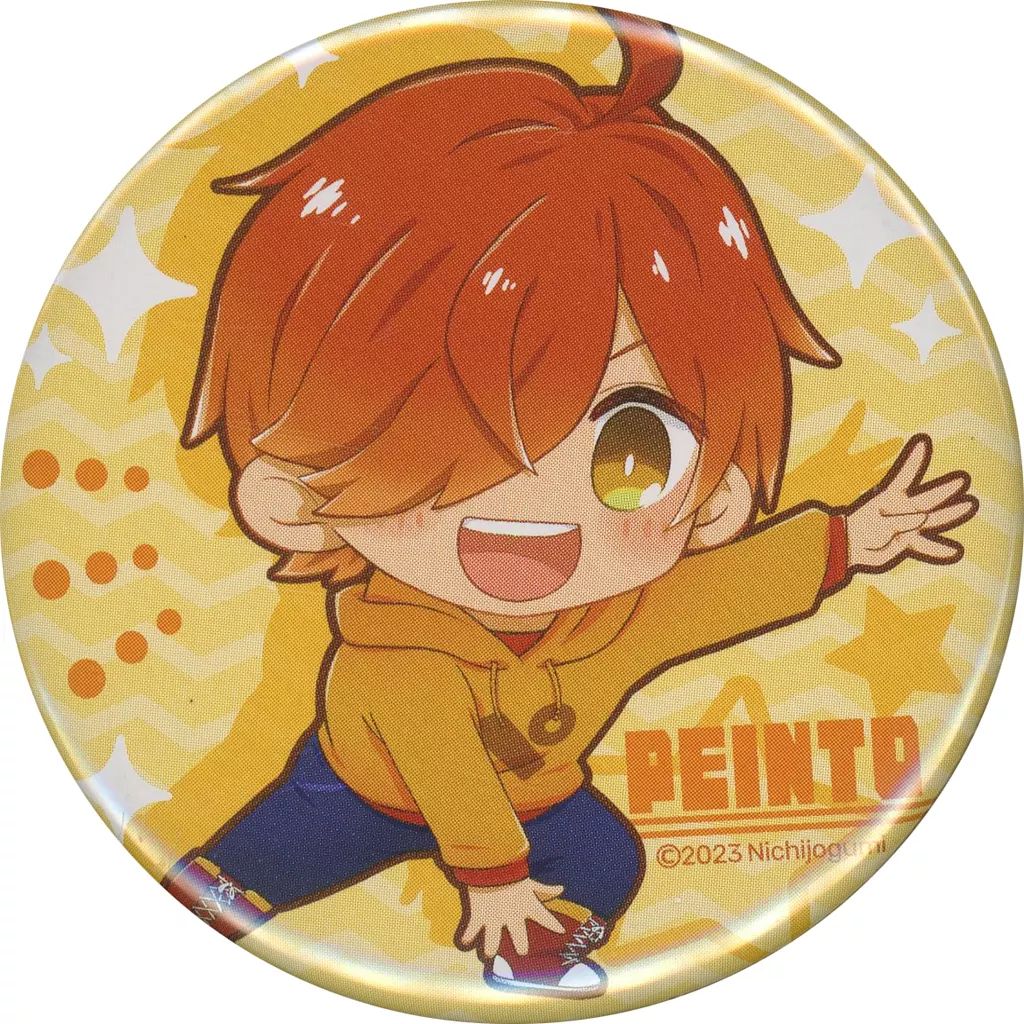 中古】バッジ・ピンズ ぺいんと 缶バッジ 「日常組×友竹庵」 コラボ