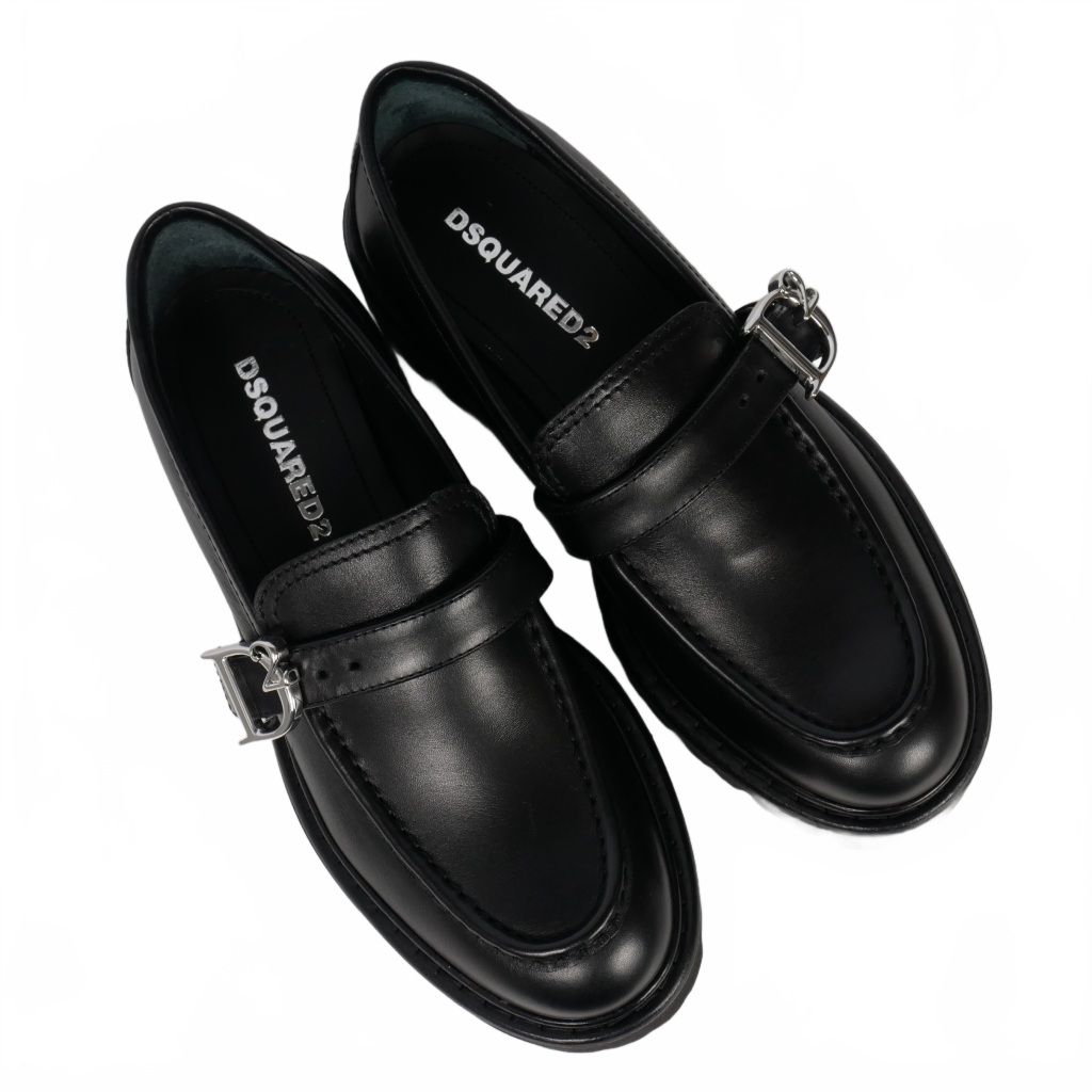 ディースクエアード DSQUARED2 23AW D2 Statement レザーローファー