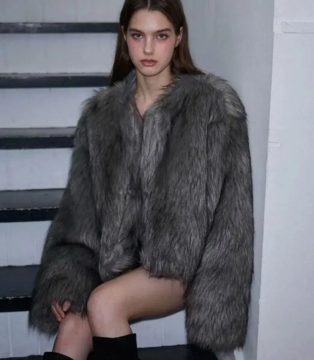 ロジェフ JEFF ファー ジャケット