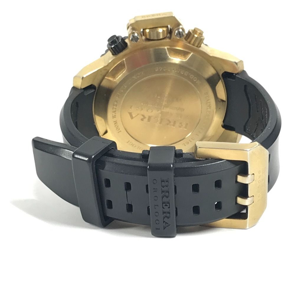 時計 BRERA OROLOGI ブレラオロロジ 腕時計 ロゴ BRML2C48 ラバー ブラック