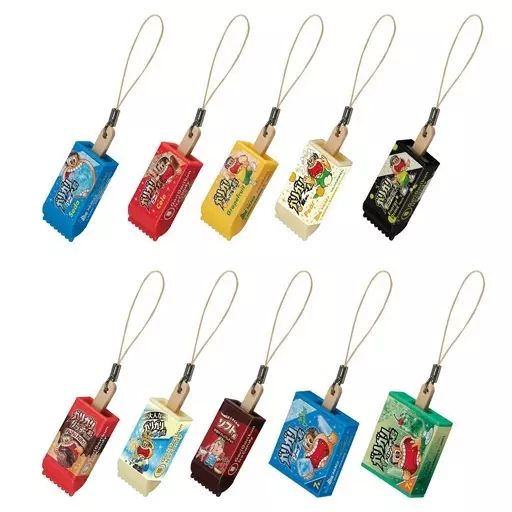 中古】ストラップ 全10種セット 「ガリガリ君 にょっきりストラップ