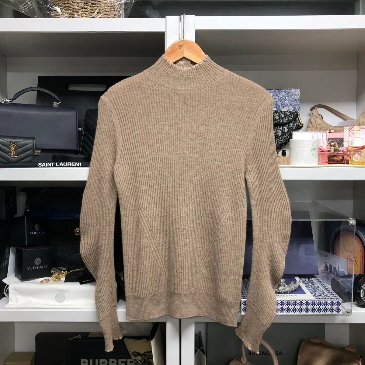 ハンサム TIME タイム カシミア ゴージ ニット