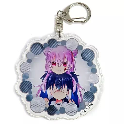 中古】雑貨 松坂さとう＆神戸しお(目隠し) アクリルキーホルダー