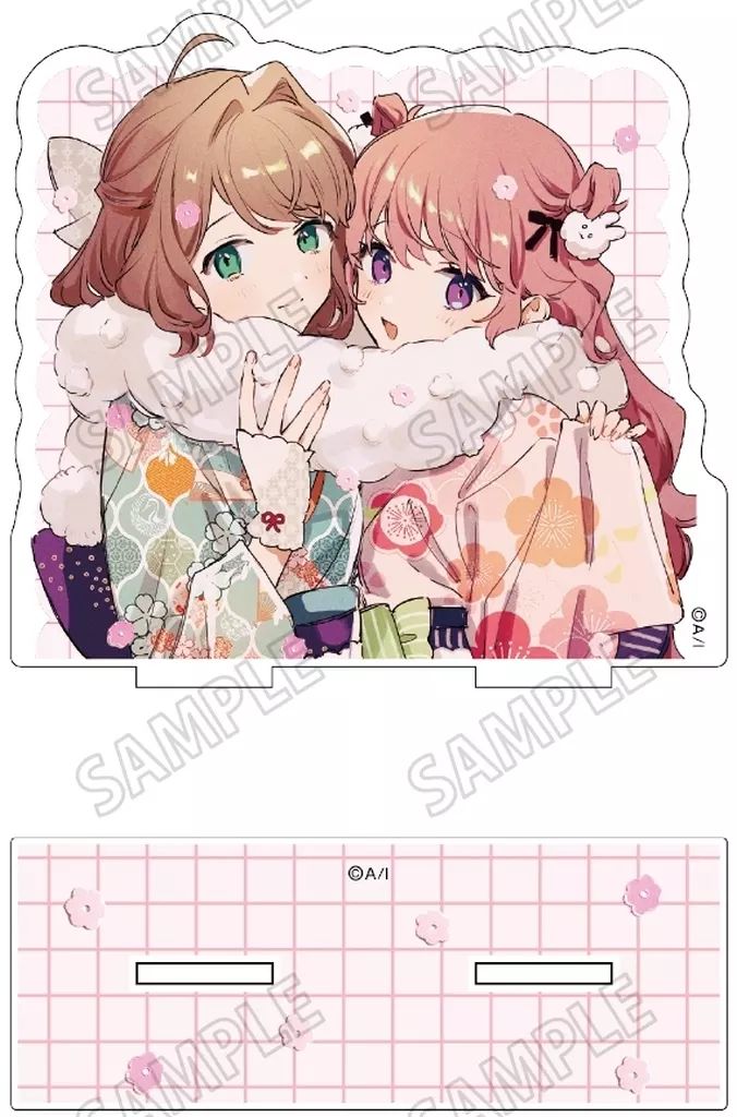 中古】アクリルスタンド・アクリルパネル シーナ＆ミミ アクリルアート