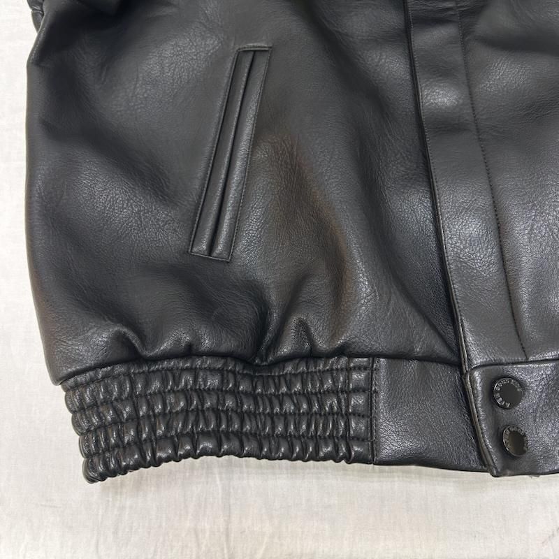 レーシングフェイクレザージャケット