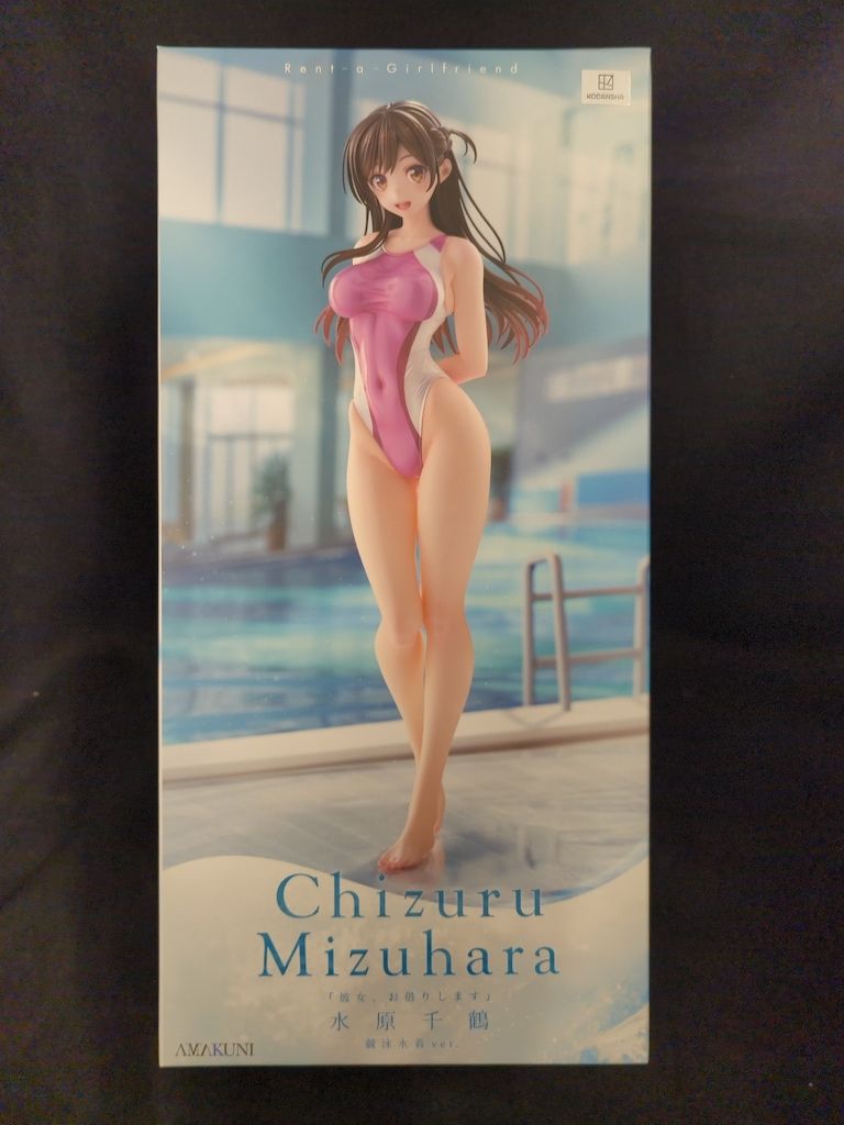 水原千鶴　競泳水着Ver.　1/7　フィギュア　ホビージャパン　AMAKUNI TVアニメ『彼女、お借りします』より、水原千鶴が競泳水着姿で立体化
