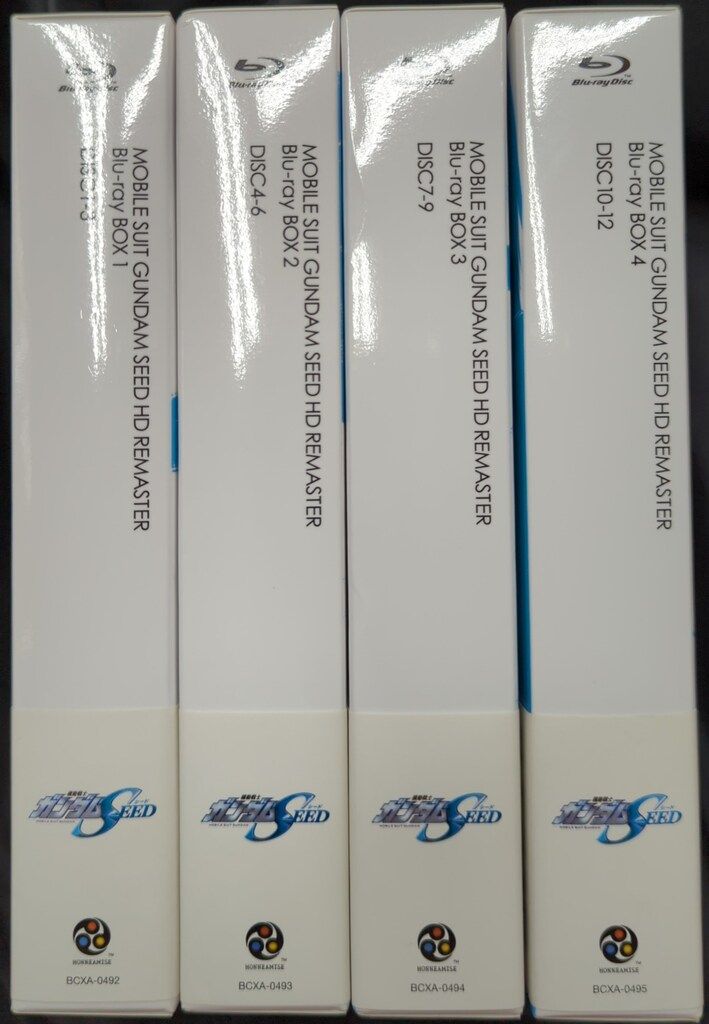 アニメBlu ray 通常 機動戦士ガンダムSEED HDリマスター Blu BOX 全4巻 セット