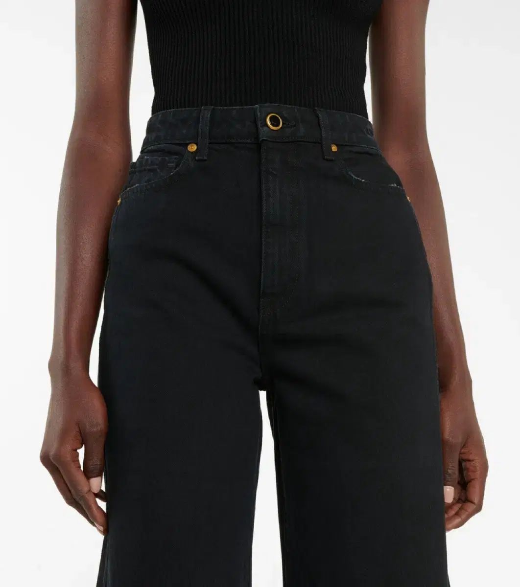 KHAITE Ella ブラック ワイド デニム 25