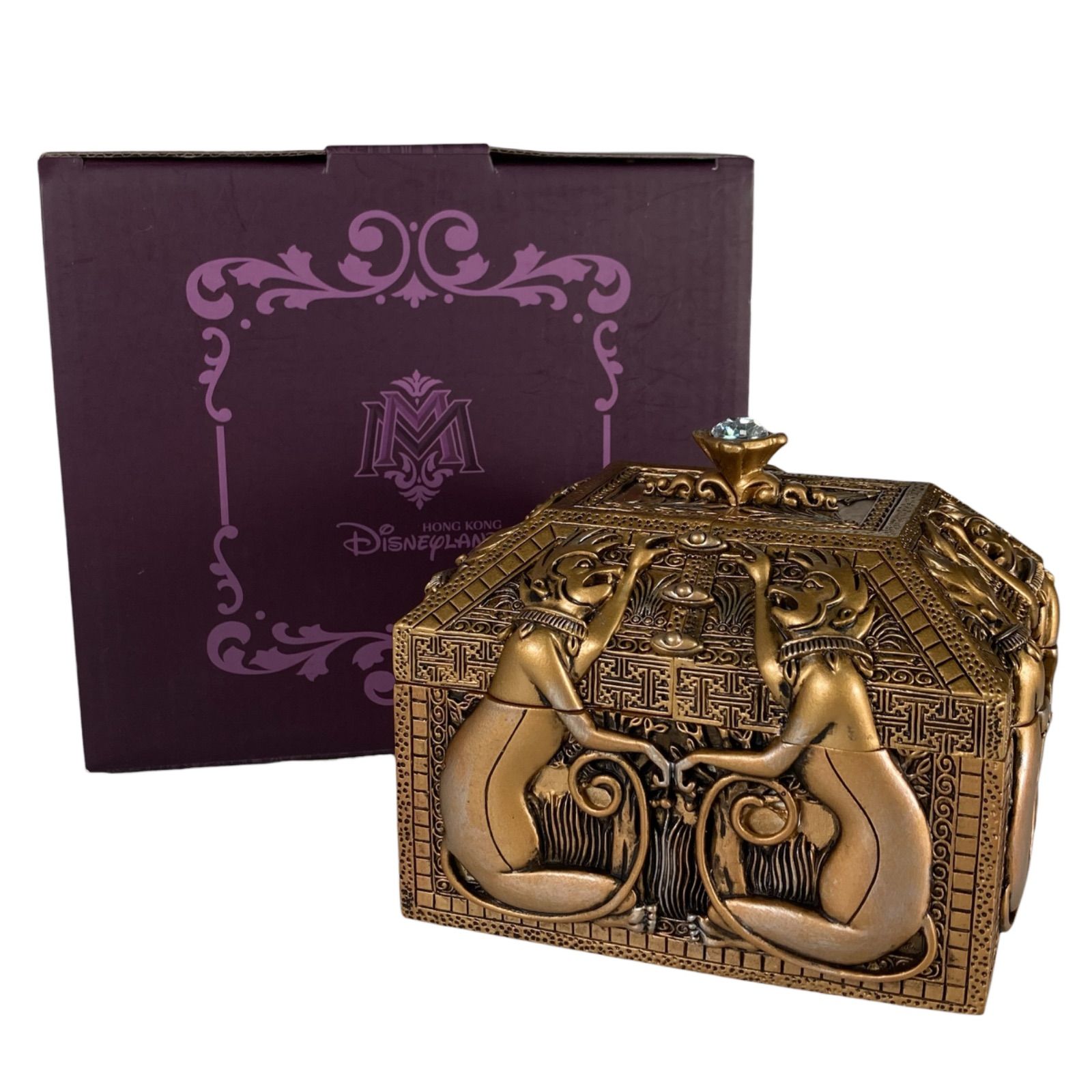 m 142 ♥ Mystic Point Resin Music Box ミスティックポイント ミスティックマナー オルゴール 香港ディズニーランド 品