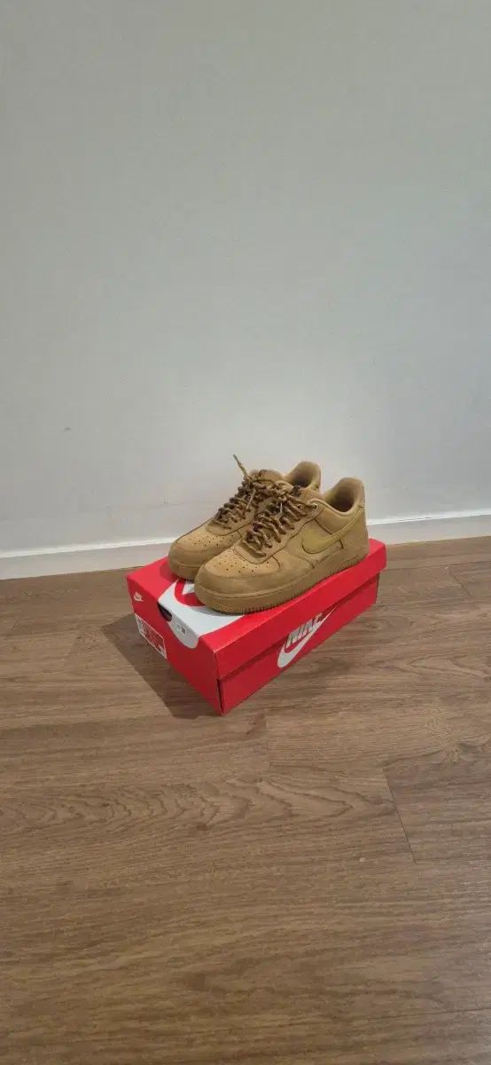 ナイキ エアフォース エア フォース 1 ブラウン ボックスO 26.