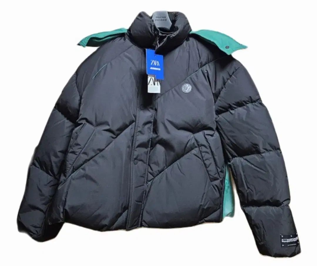 ザラ x アーダーエラー オーバーサイズ ダウン ジャケット ブラック XS