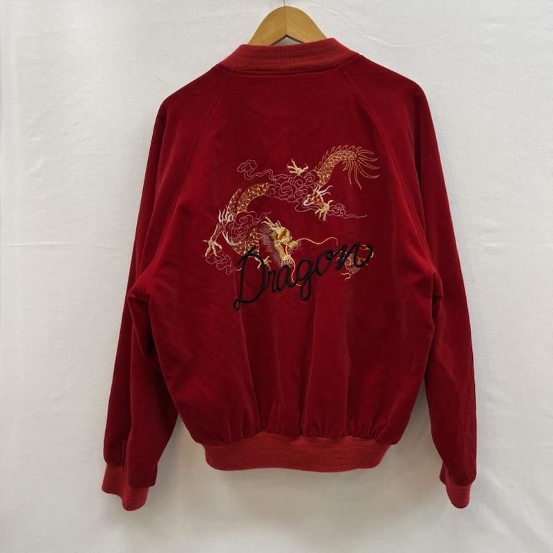 ヴィンテージ DE-VILLE-UOMO 別珍 ベロア 龍 ドラゴン スカジャン