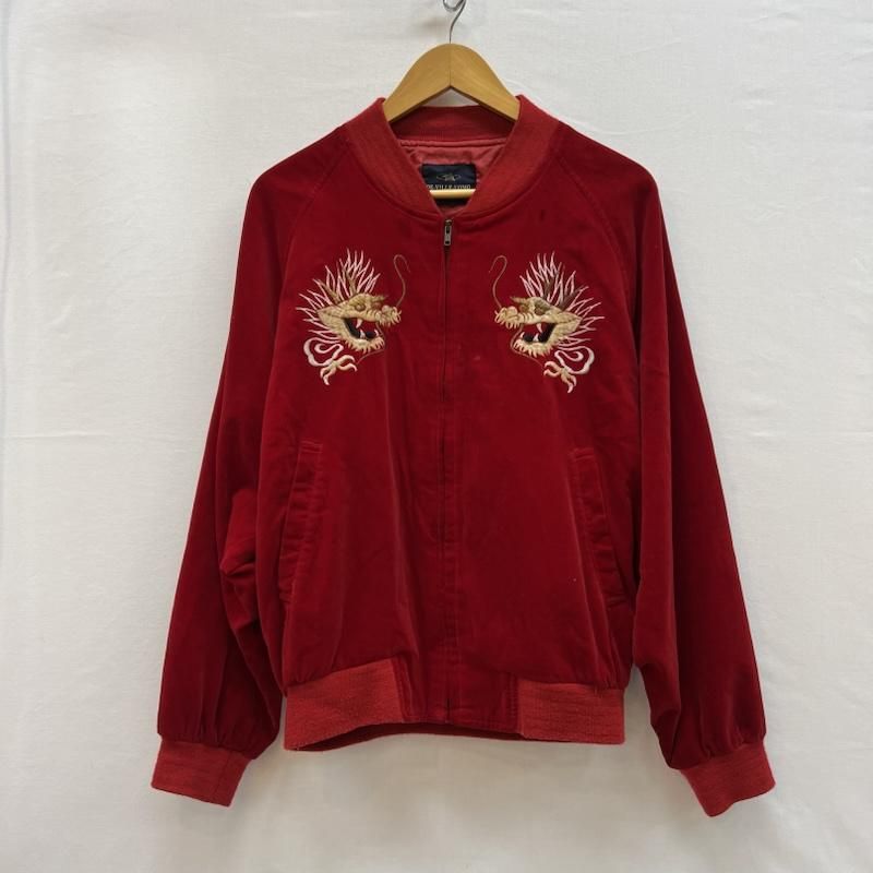 ヴィンテージ DE-VILLE-UOMO 別珍 ベロア 龍 ドラゴン スカジャン