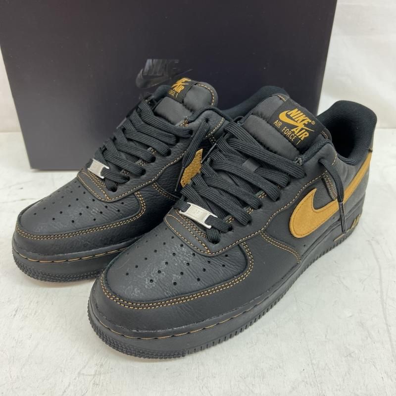 ナイキ AIR FORCE 1 07 LV 8 ブラック デザートオークル HQ 2037-003 エアフォース メンズ 26.0 cm ISItems 古着