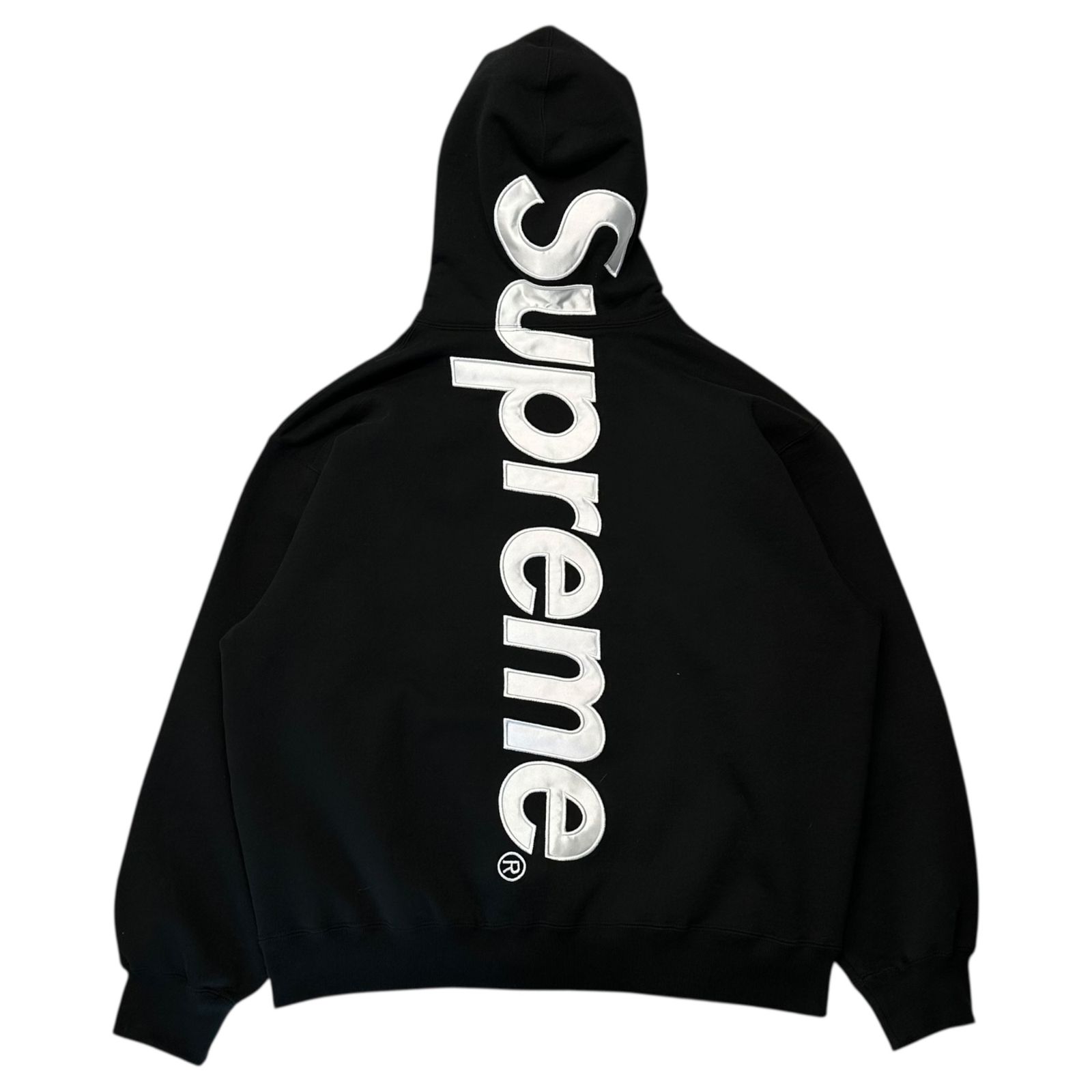 SUPREME(シュプリーム) 25AW Satin Applique Hooded Sweatshirt ロゴ 