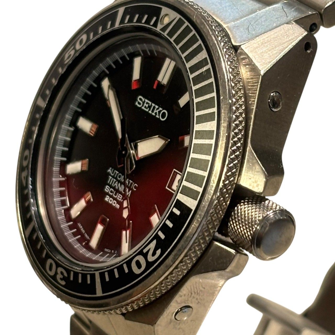 SEIKO(セイコー) Diver 200m ダイバー 自動巻き 腕時計 7S25-00D0 文字 