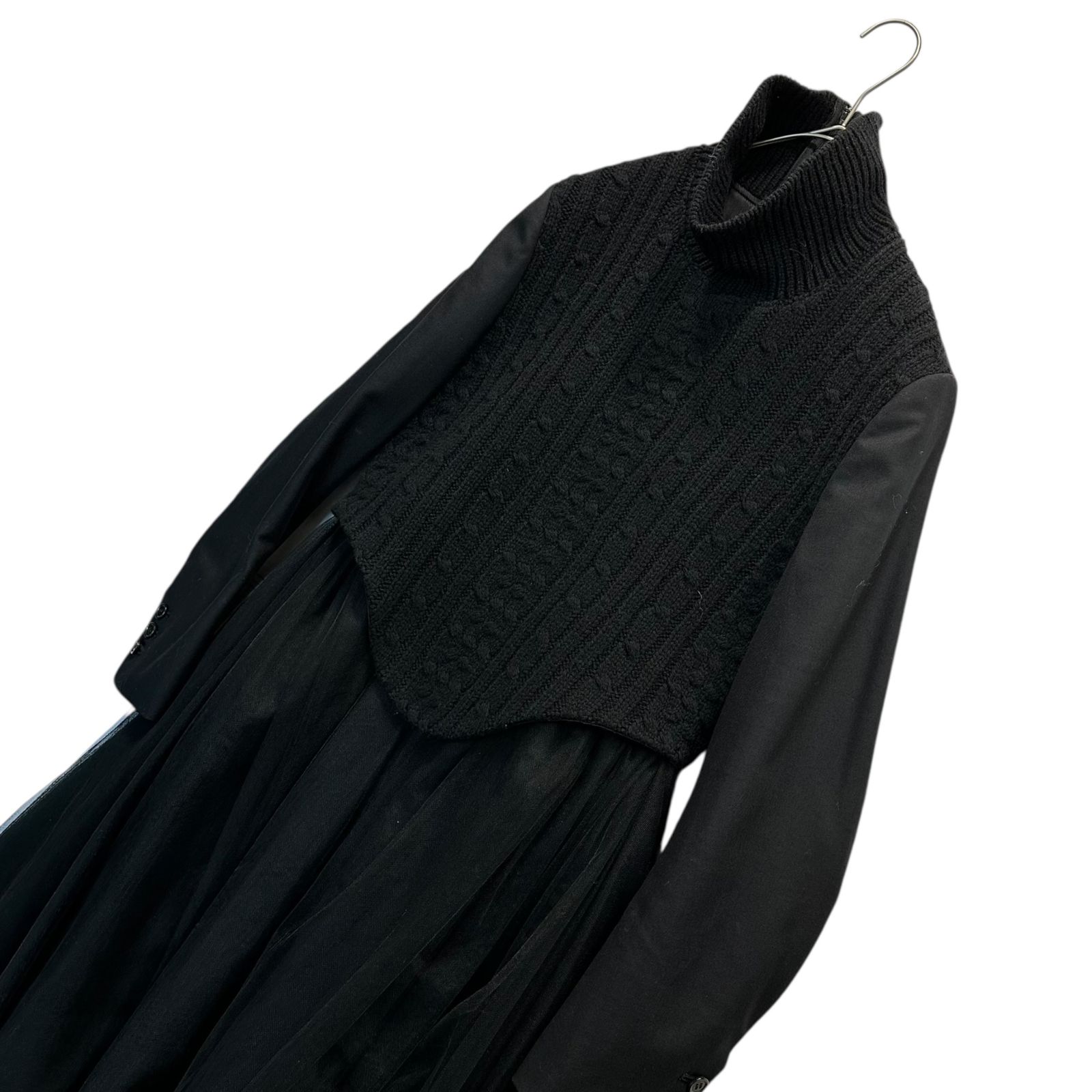 noir kei ninomiya(ノワールケイニノミヤ) 23AW Knit-Panel Tailored 