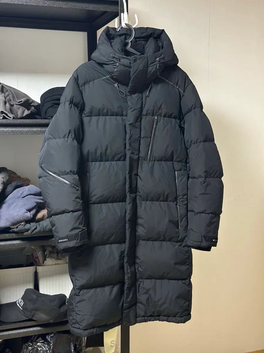 リースター ダウンジャケット ロング丈 ブラック 95 M