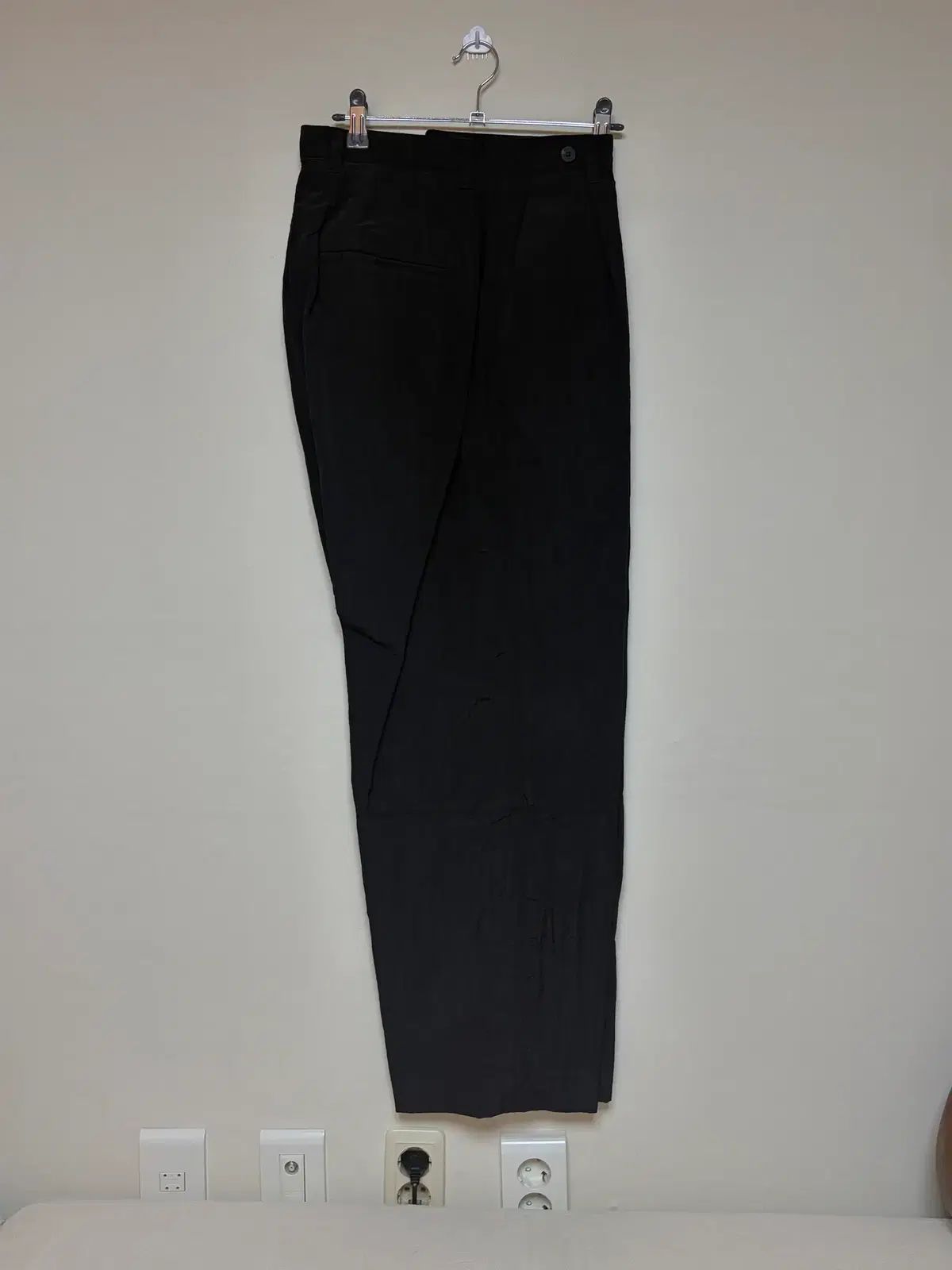 Years ago ナイロン ワイド パンツ ブラック M 秋冬対応 サイズ展開