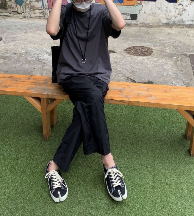 Years ago ナイロン ワイド パンツ ブラック M