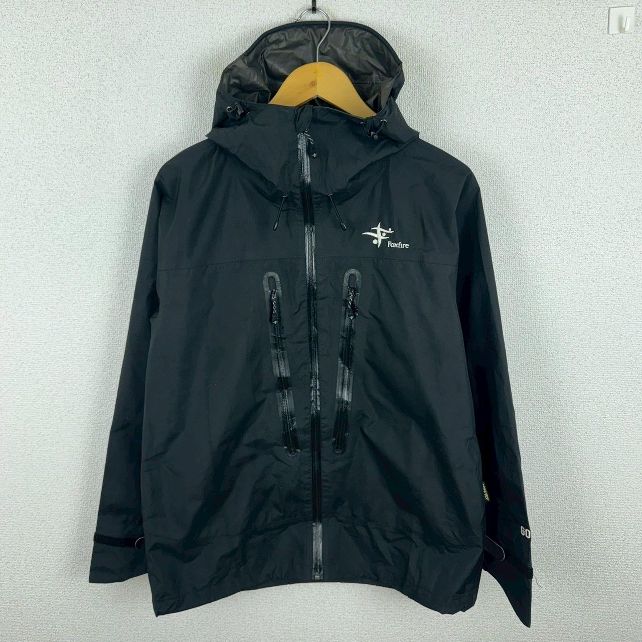 Foxfire フォックスファイヤー マウンテンパーカー ロゴ刺繍 ブラック