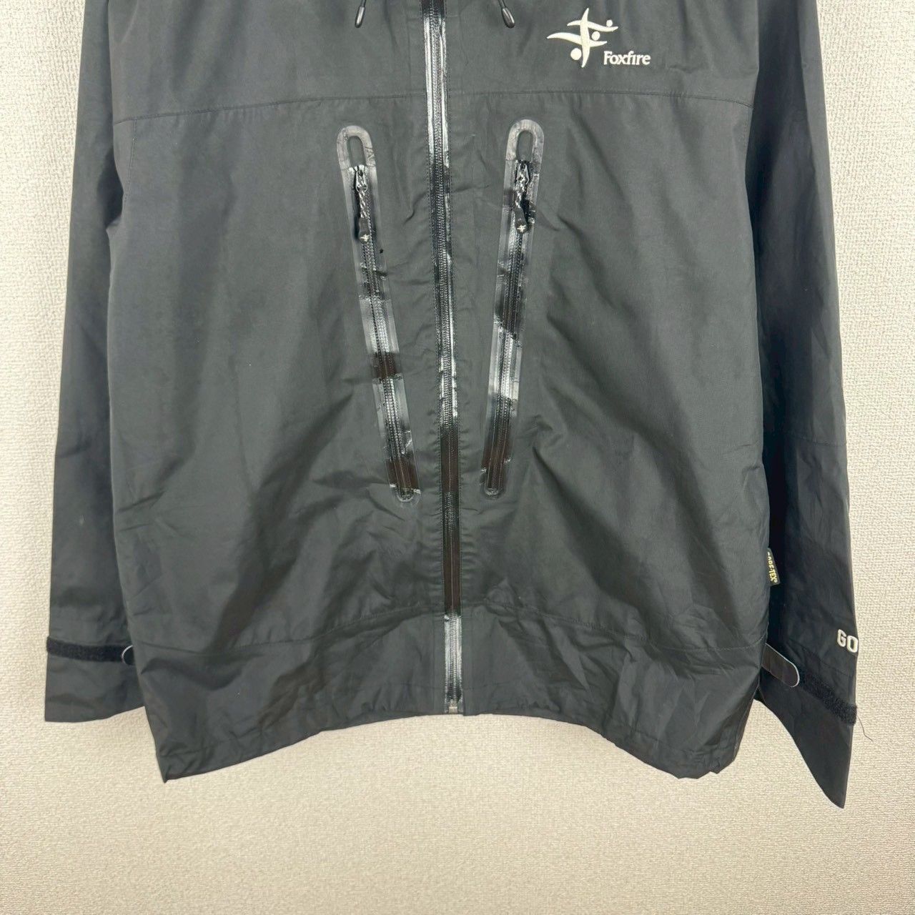 Foxfire フォックスファイヤー マウンテンパーカー ロゴ刺繍 ブラック