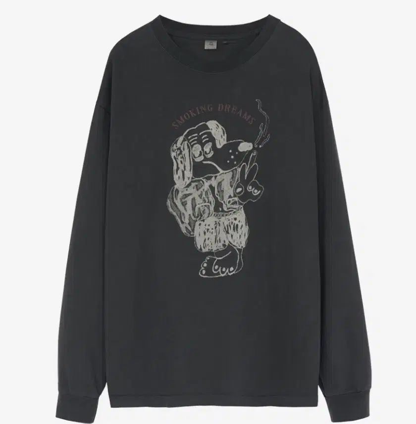 2 POLYTERU ブルー ドッグ Tシャツ パープル チャコール