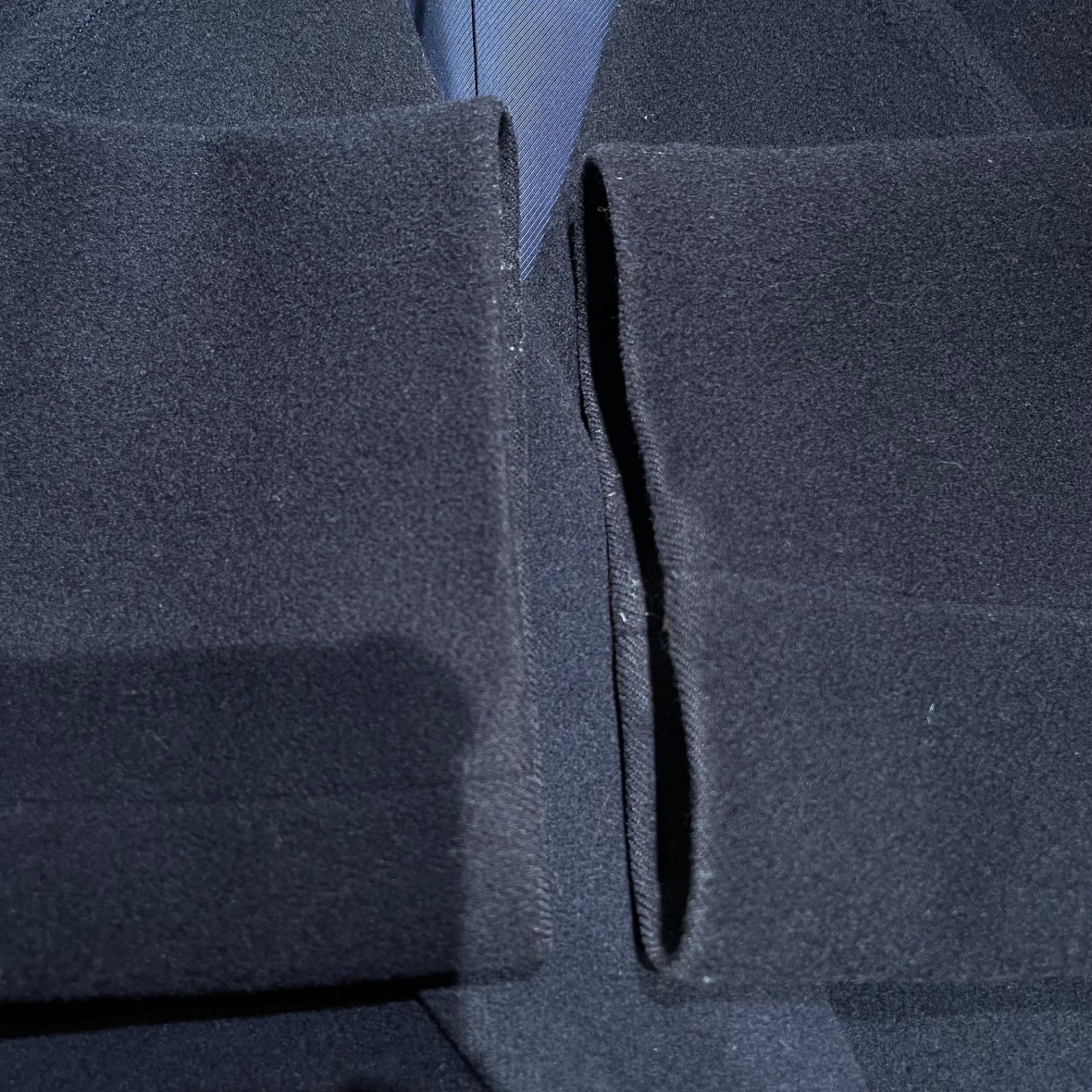 Burberrys' ダブルブレスト ジャケット ピーコート ネイビー ウール