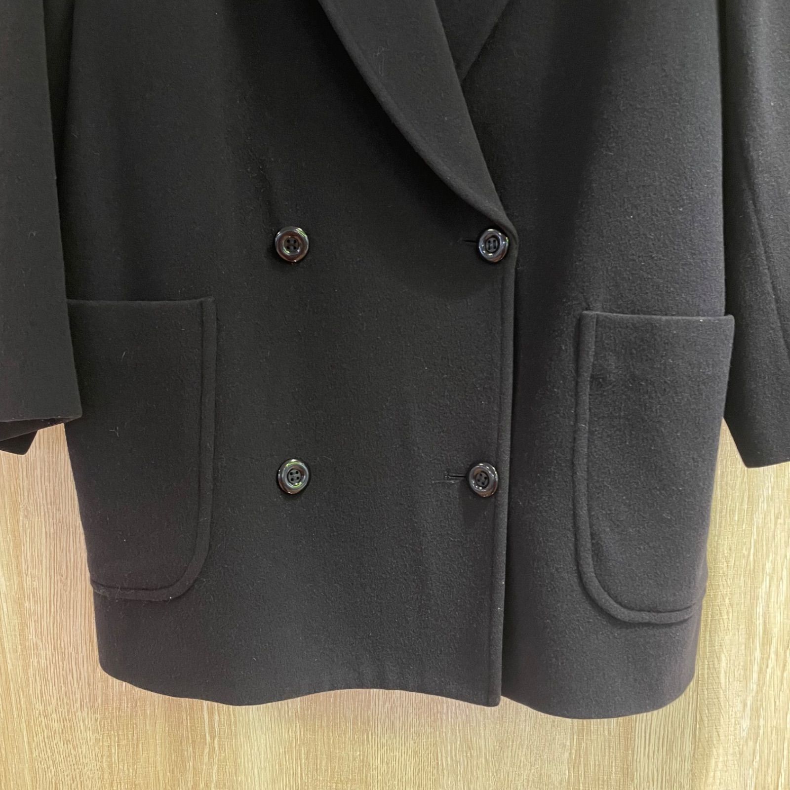 [Burberry]ネイビー ダブルブレスト ブレザー上下 極美品 Burberrys バーバリー ダブルジャケット 紺ブレ 金ボタン 48