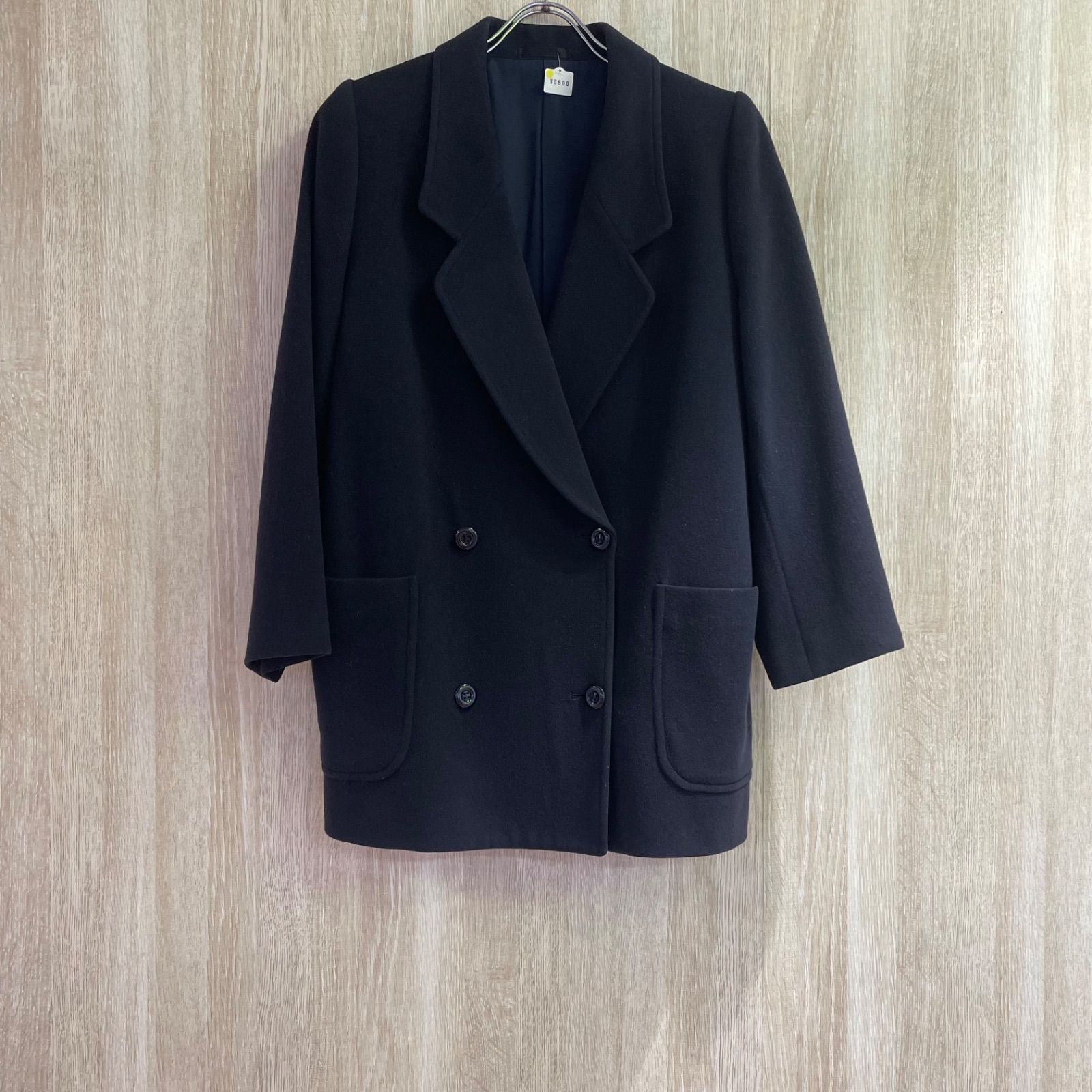 Burberrys' ダブルブレスト ジャケット ピーコート ネイビー ウール