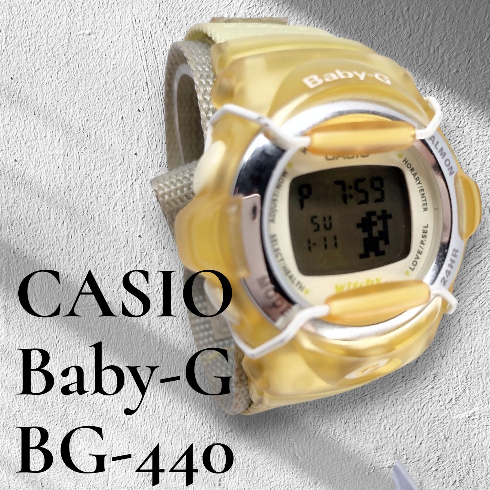 CASIO カシオ Baby-G ベイビージー ベビージー BG-440 稼働品 電池新品 