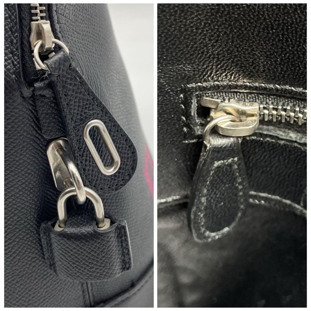 希少 バレンシアガ ビルトップハンドル 2WAY ハンドバッグ 黒 5552