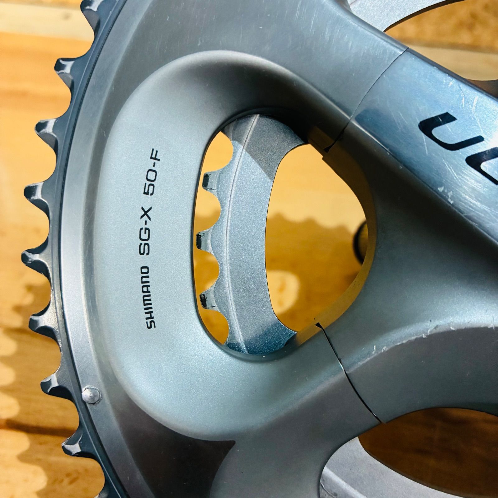 シマノアルテグラ6700 クランクセット　シルバー！ シマノ アルテグラ FC-6700 クランクセット2×10s 50-34T 170mm