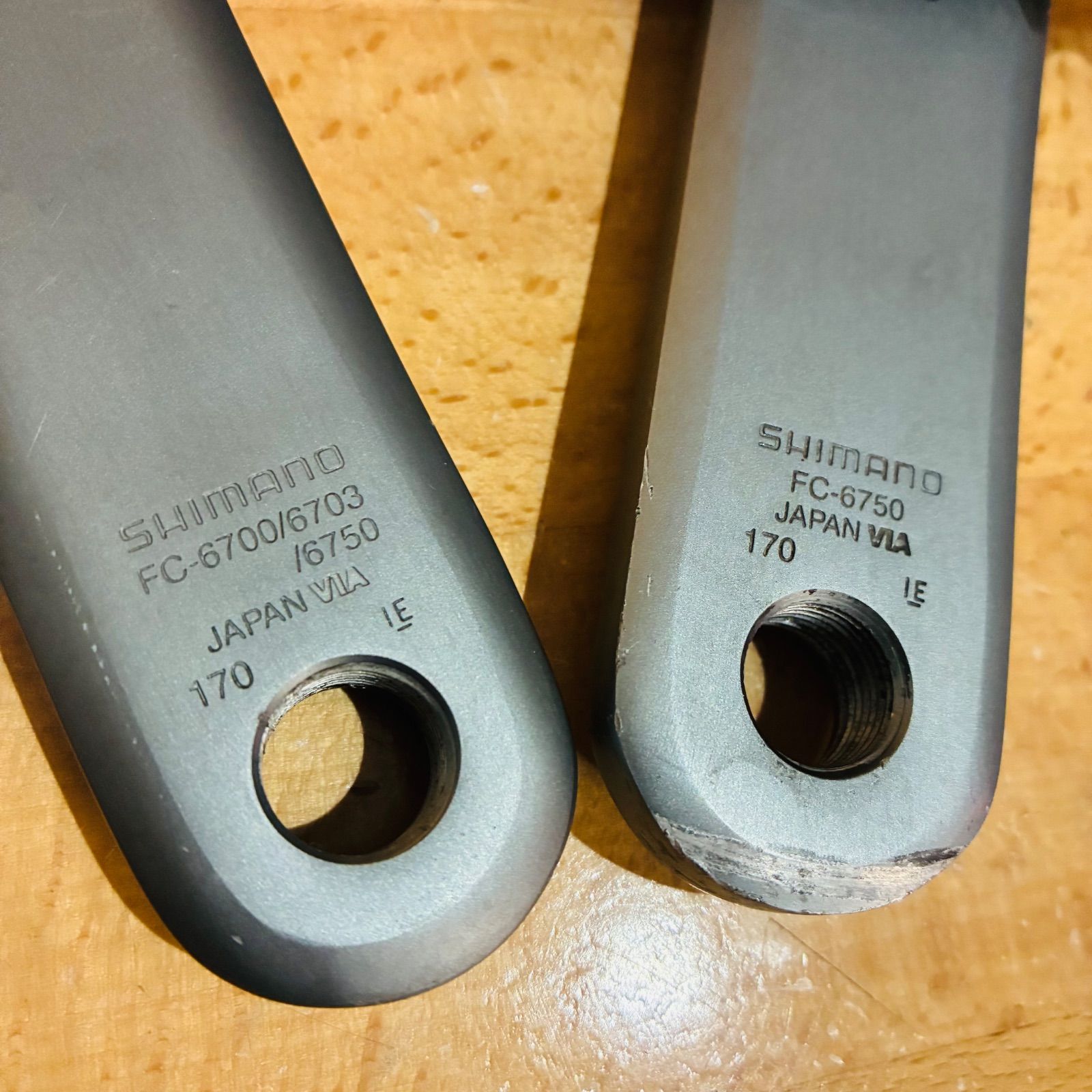 シマノ アルテグラ FC-6700 クランクセット2×10s 50-34T 170mm