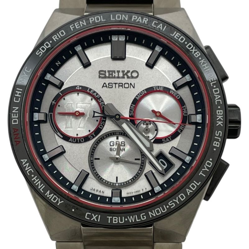 セイコー SEIKO アストロン 大谷翔平 2025 リミテッドエディション SBXC 125 5 X 53-0 BX 0 シルバー TI|SS クオーツ メンズ 腕時計