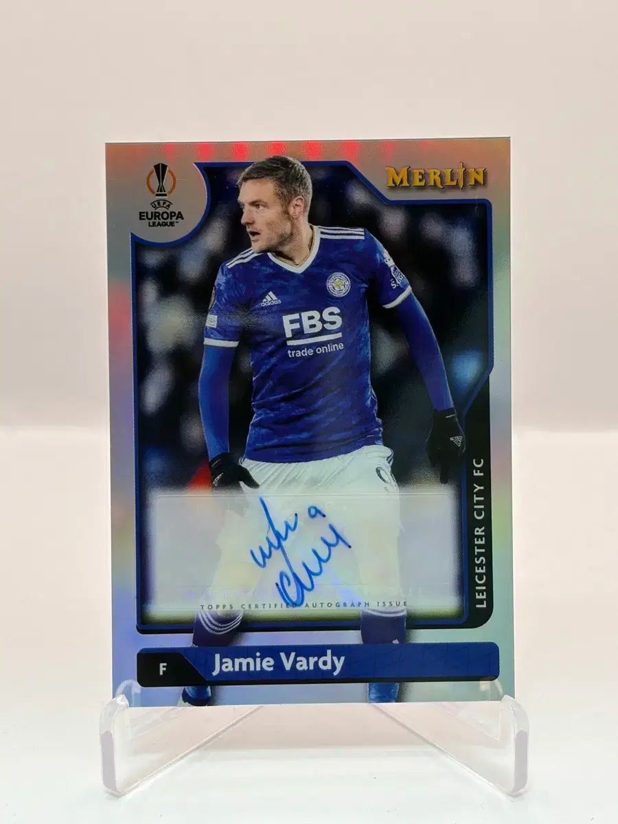 ジェイミー ボディ Merlin サッカーカード サイン入りカード