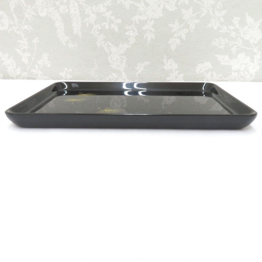 骨董・民芸品 輪島塗 前古孝人 切手盆 祝儀盆 お盆 角盆 漆器 漆芸