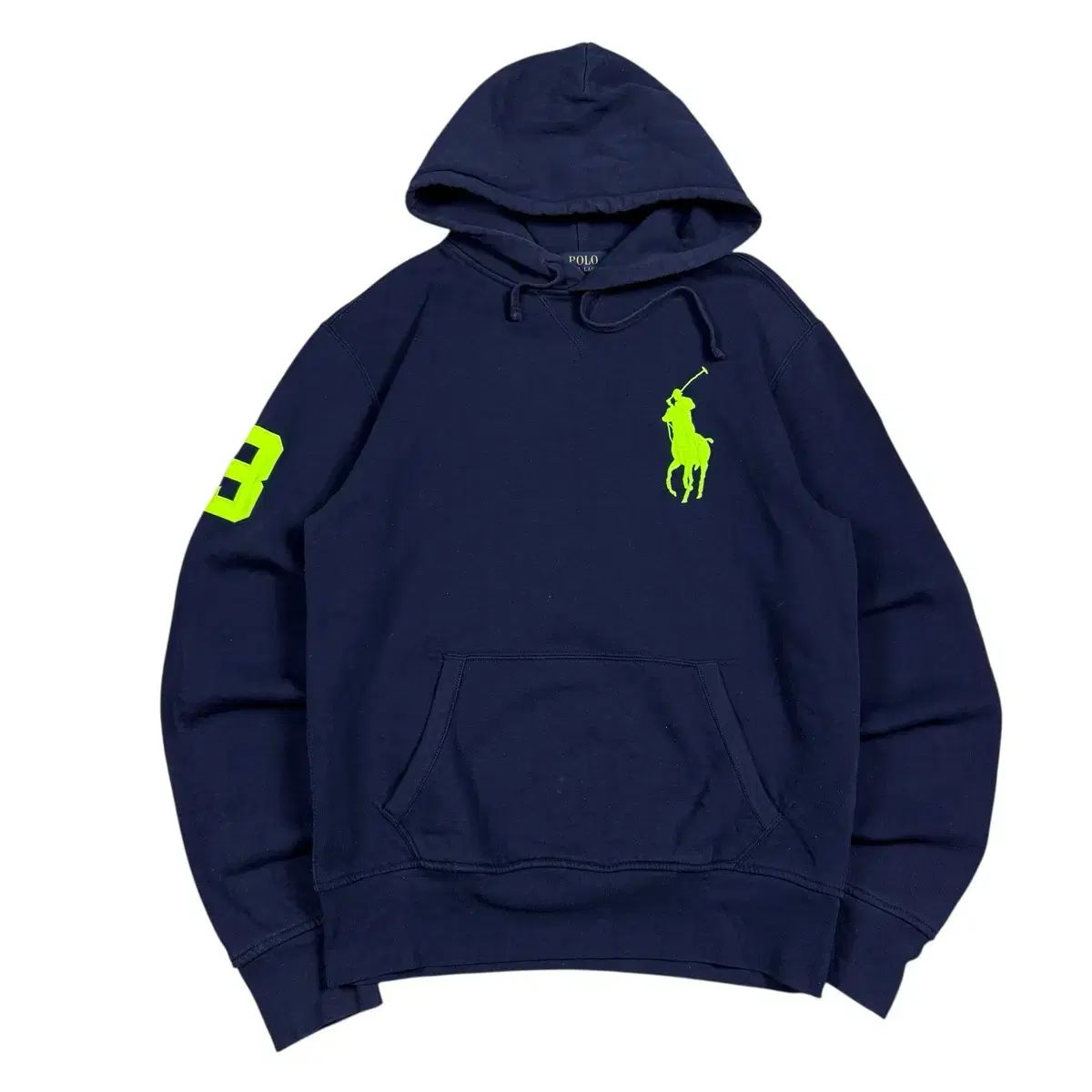 ポロ ラルフローレン ネイビーカラー BIG ポニーロゴ フーディー