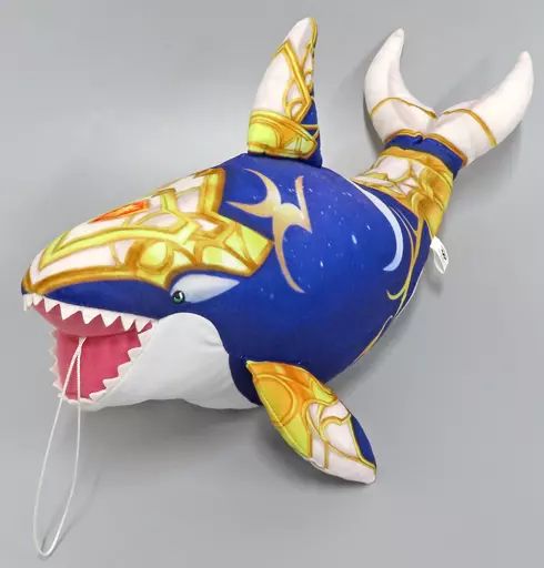 中古】ぬいぐるみ ホワイトアーマーシャチ でっかいぬいぐるみ 「釣り