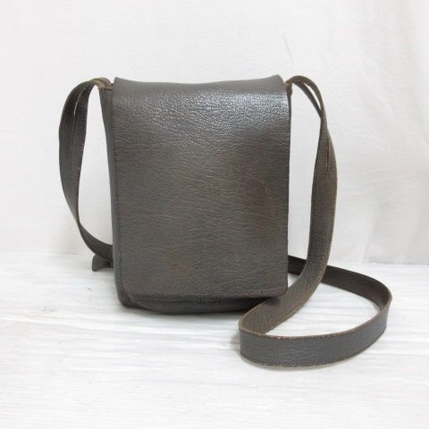 JURGEN LEHL ヨーガンレール レザーショルダーバッグ フラップ カーキ ヨーガンレール JURGEN LEHL レザー ショルダー メッセンジャー バッグ