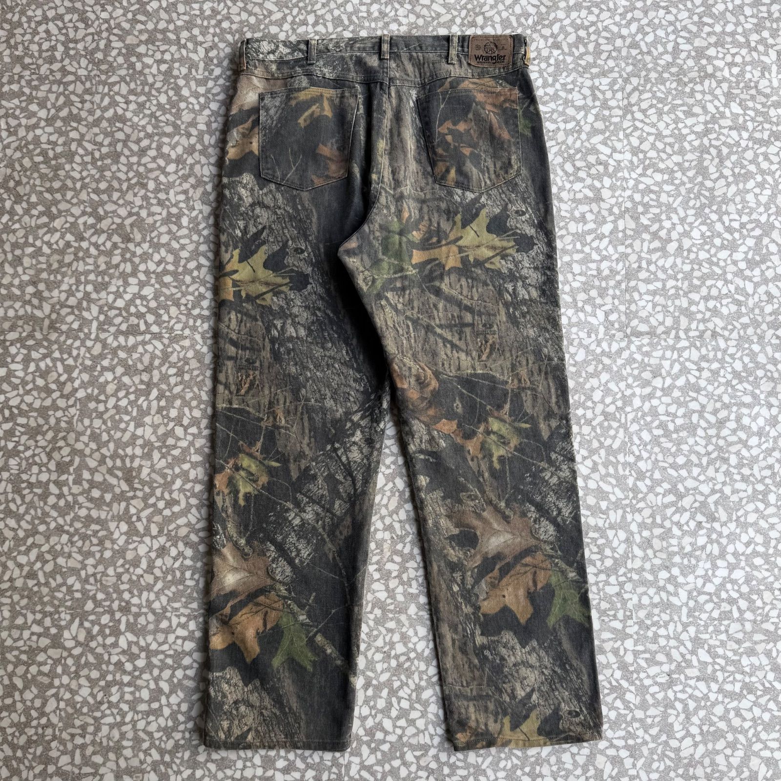 Wrangler ラングラー ダブルニー　リアルツリー　パンツ W32×L30】wrangler リアルツリーパンツ ダブルニー | 古着屋OLDGREEN