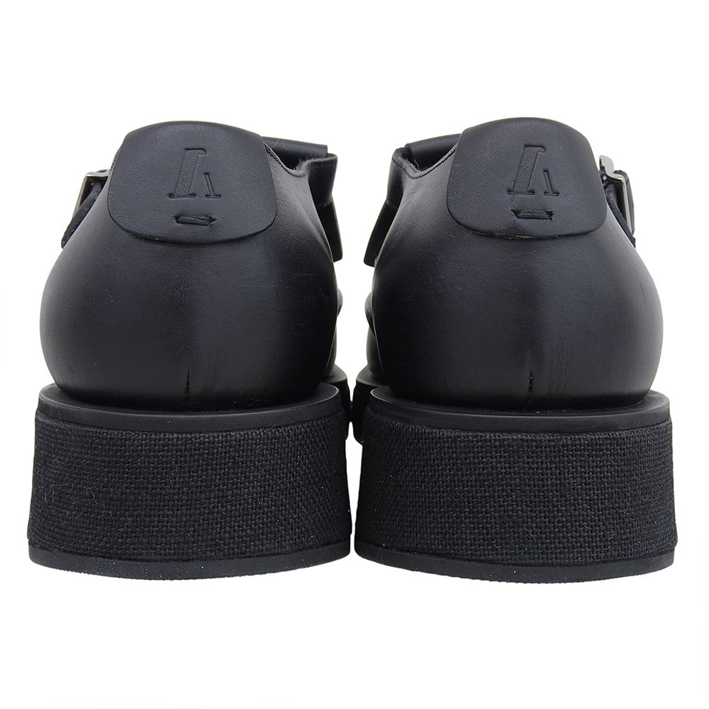  EMPORIO ARMANI エンポリオアルマーニ タッセル デザイン シューズ メンズ ブラック 9 X 4 L 067 スクエアトゥ その他 靴