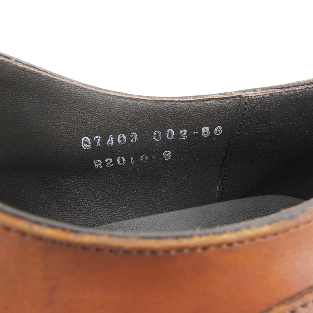  三陽山長 サンヨウヤマチョウ 柔三 Uチップ レザーシューズ メンズ ブラウン 8 R 2010 その他 靴