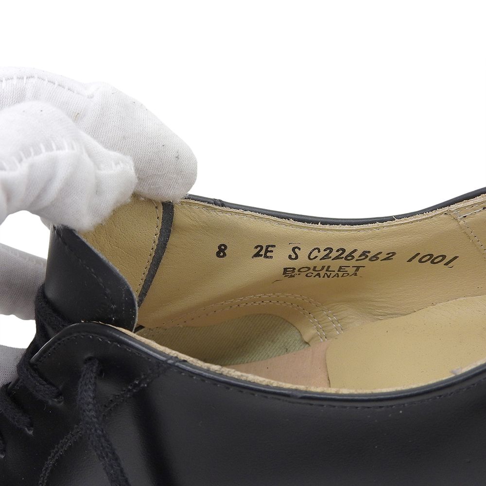ミリタリー プレーントゥ サービス シューズ ARMY 90 s BOULET社 製ソール ブラック 8 その他 靴 メンズ