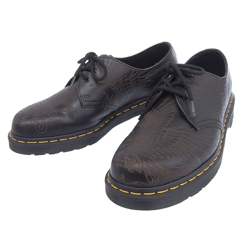 Dr.Martens ドクターマーチン PHOENIX 3 ホール シューズ メンズ ブラック 8 1461 UK