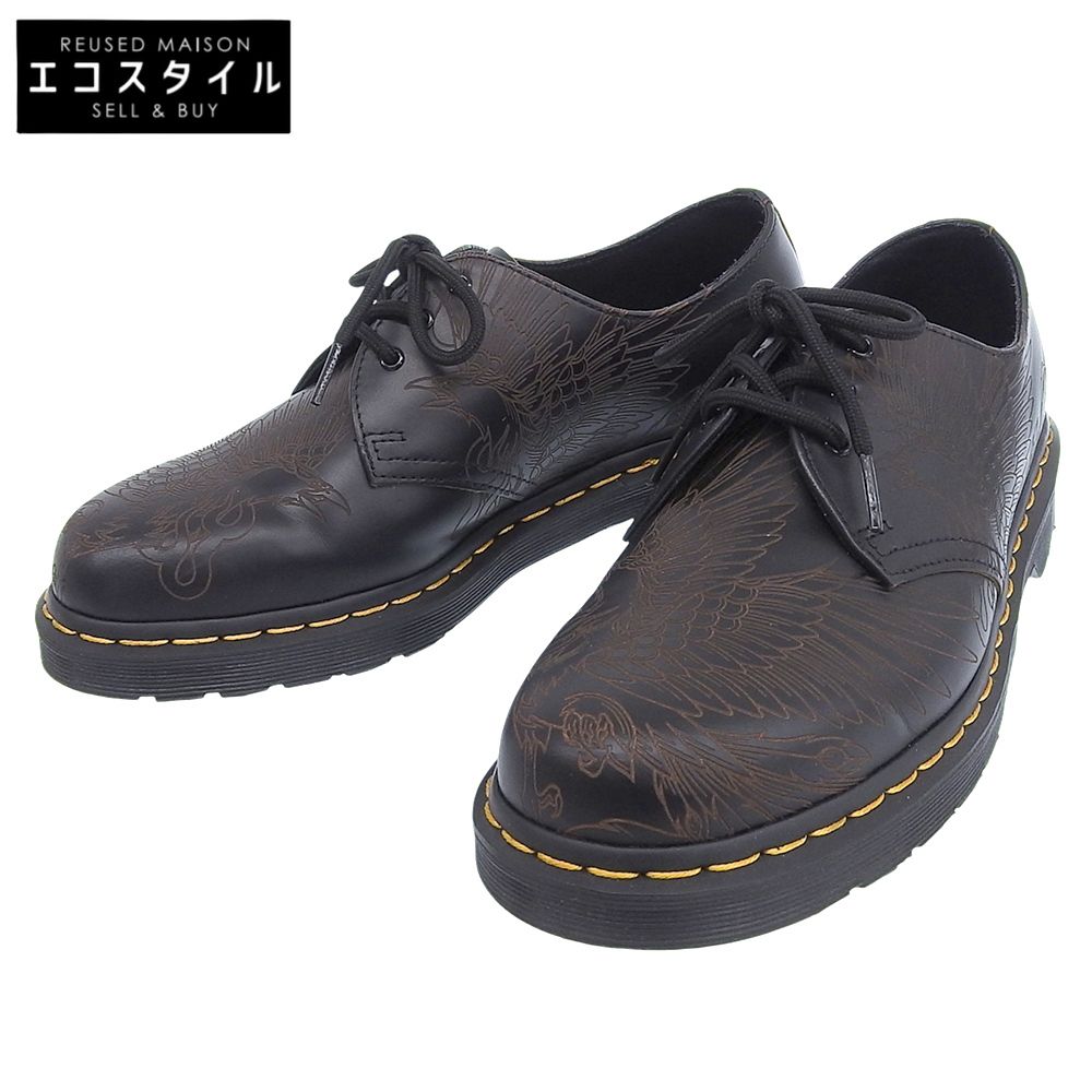 Dr.Martens ドクターマーチン PHOENIX 3 ホール シューズ メンズ ブラック 8 1461 UK