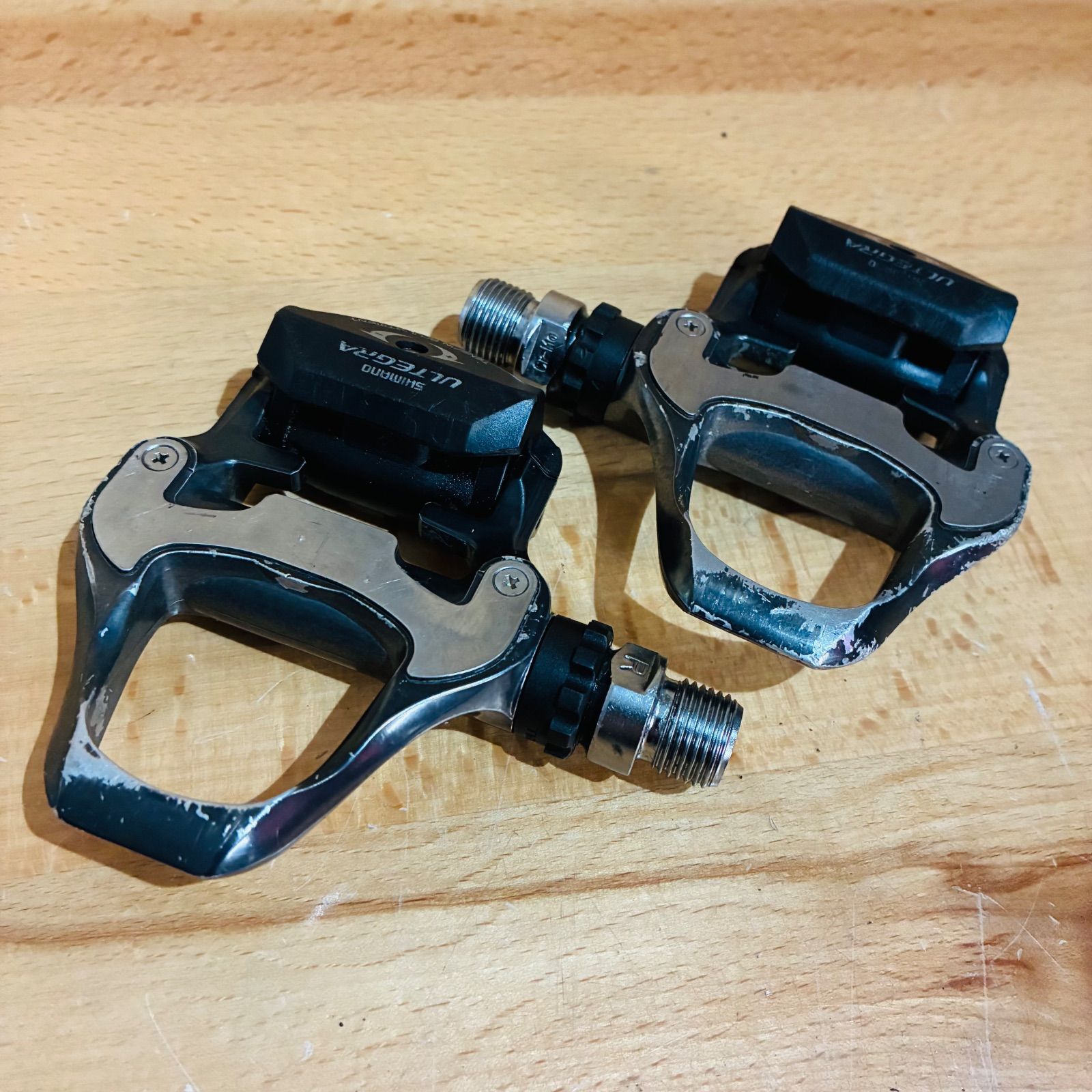 中古品】 シマノ アルテグラ PD-6700 SPD-SL ビンディングペダル